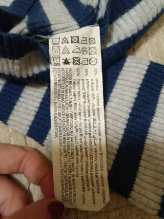 Jersey cuello alto Pull&Bear rayas