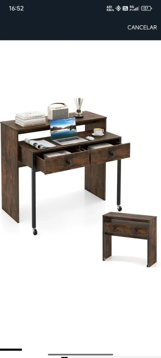 Escritorio Madera compacto NUEVO LLEER ANUNCIO