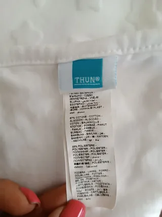 Copertina neonato bianca Thun