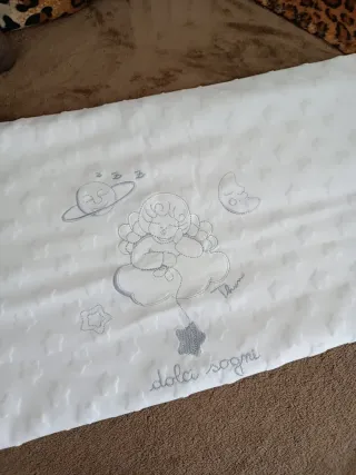 Copertina neonato bianca Thun