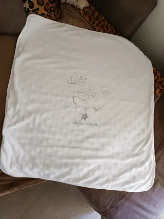 Copertina neonato bianca Thun