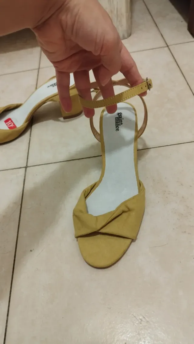 Sandali Giallo Senape