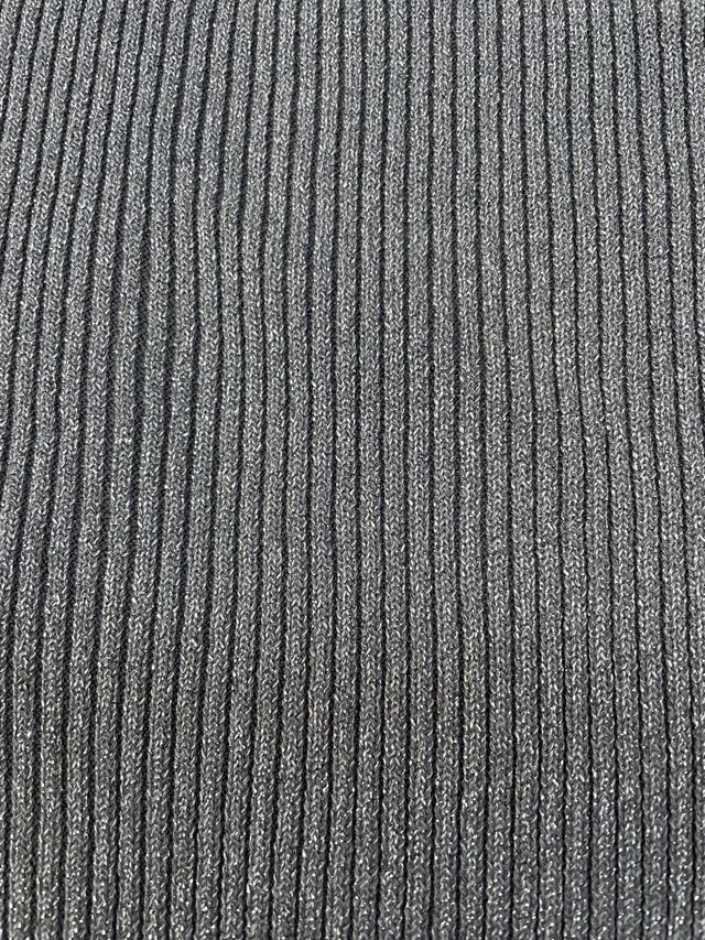 Top Zara argentato L