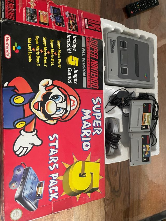 Super Nintendo Stars Pack PAL 5 Juegos