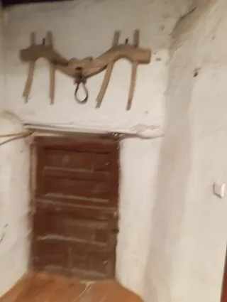 Puerta doble madera maciza antigua