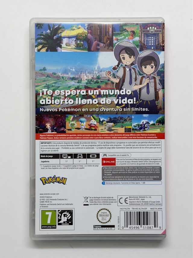 Pokémon Púrpura / Violeta Nintendo Switch