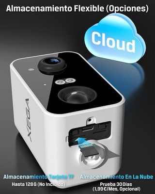 Cámara portatil de vigilancia con tarjeta SIM