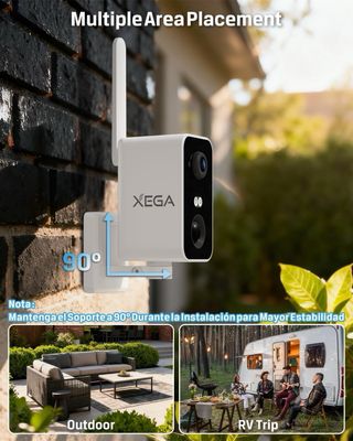 Cámara portatil de vigilancia con tarjeta SIM