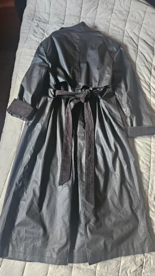 Gabardina,trench,abrigo  Zara Marrón chocolate. xs