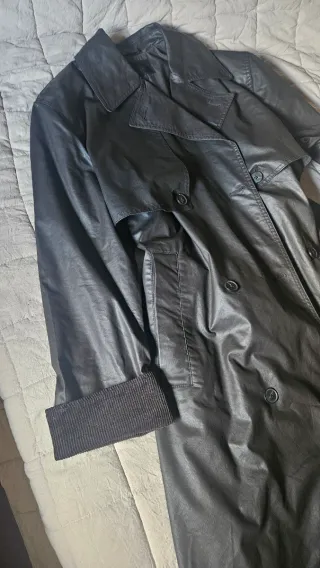 Gabardina,trench,abrigo  Zara Marrón chocolate. xs