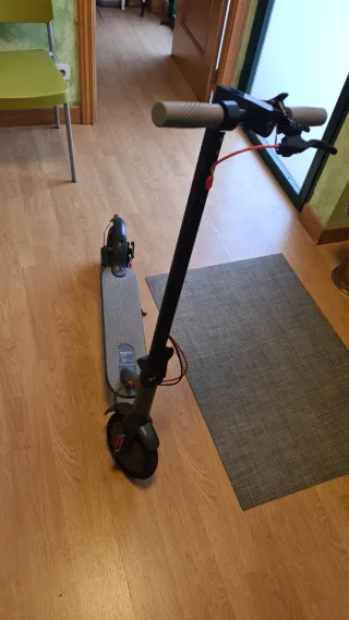 Patinete eléctrico gris