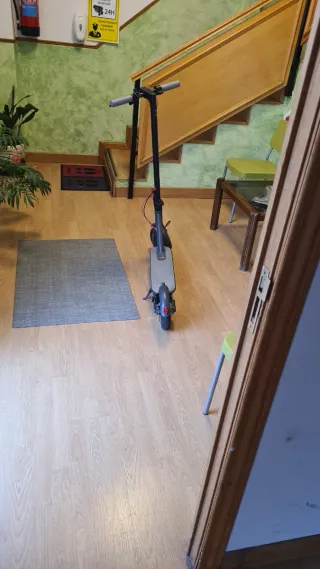 Patinete eléctrico gris