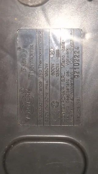 Bimby TM21 funzionante con accessori