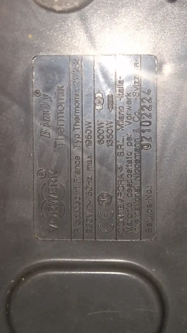 Bimby TM21 funzionante con accessori