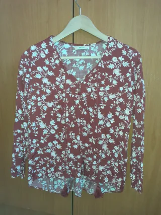 Blusa Bershka Estampada Flores