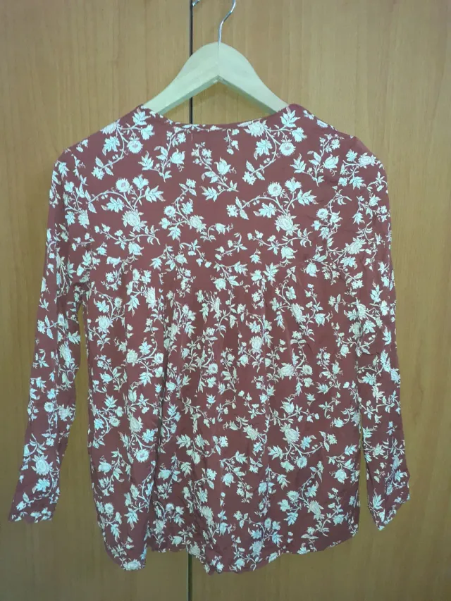 Blusa Bershka Estampada Flores