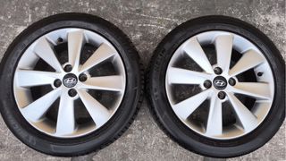 Juego llantas aluminio 16 pulgadas Hyundai I20/I30