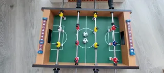 Calcetto biliardino in legno