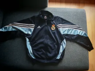 Chaqueta chándal Adidas niño azul talla 12 A.