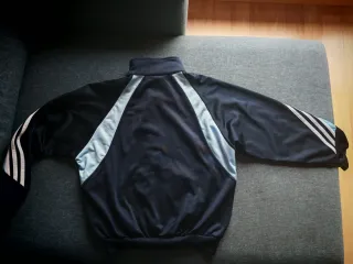 Chaqueta chándal Adidas niño azul talla 12 A.