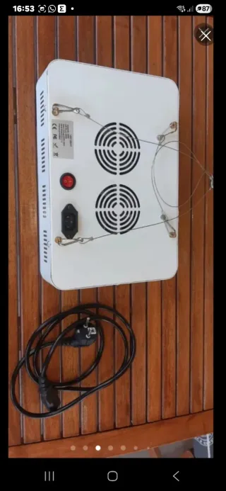 Lampada 100 LED Spettro Completo per Piante serra