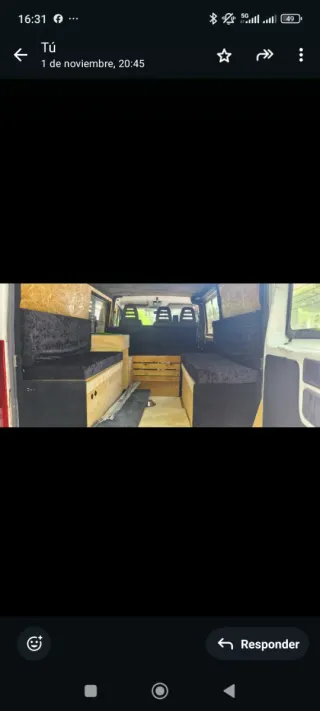 iveco daily 35s10 2005 recién camperizada