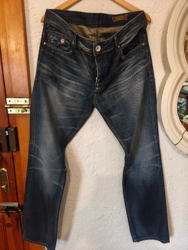 Pantalones vaqueros azules