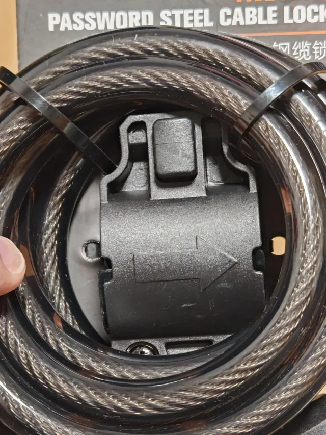 Candado a Cabo com Combinação de 5 Dígitos West Biking