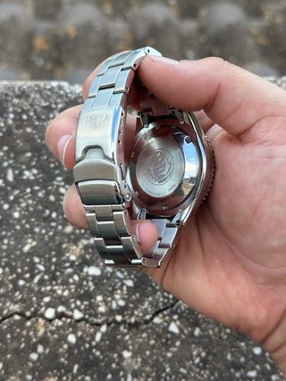 Reloj Orient Triton Verde y Plateado