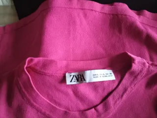 Pantalón pitillo negro, Jersey rosa + 6 jerseys .