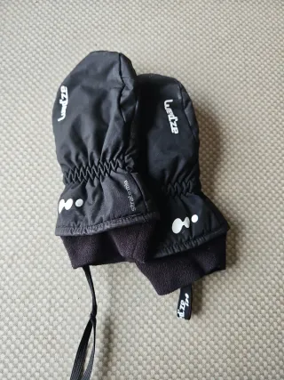 Manoplas niño Wedze negras Talla 6-8 años