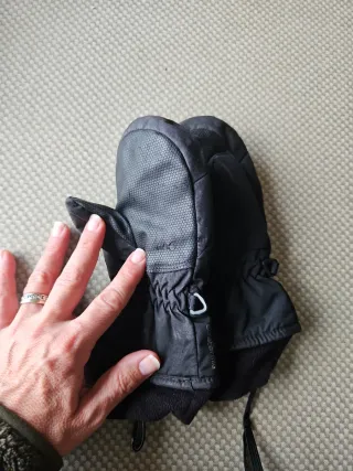 Manoplas niño Wedze negras Talla 6-8 años