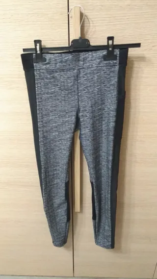Leggings neri e grigi taglia S