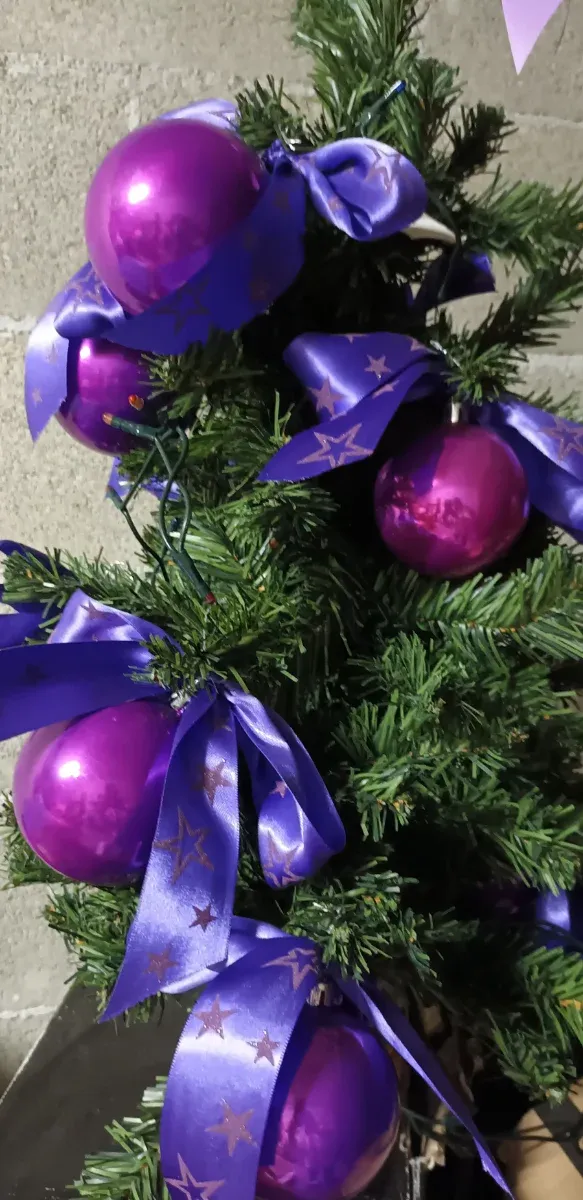 Albero di Natale Viola 70 cm