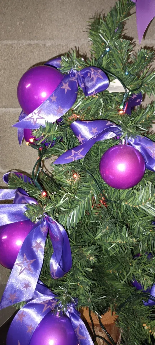 Albero di Natale Viola 70 cm