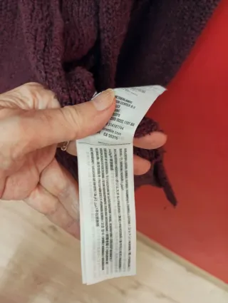 Rebeca larga burdeos M Hollister