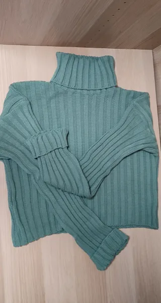 Jersey Verde Menta NUEVO a Estrenar Talla M