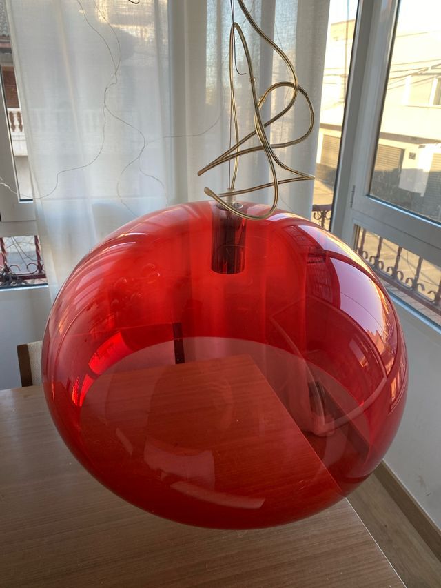 Lampada Kartell Rossa Trasparente mod FL/Y