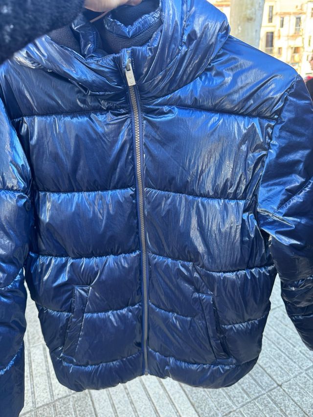 Chaqueta niña azul brillante T14 invierno