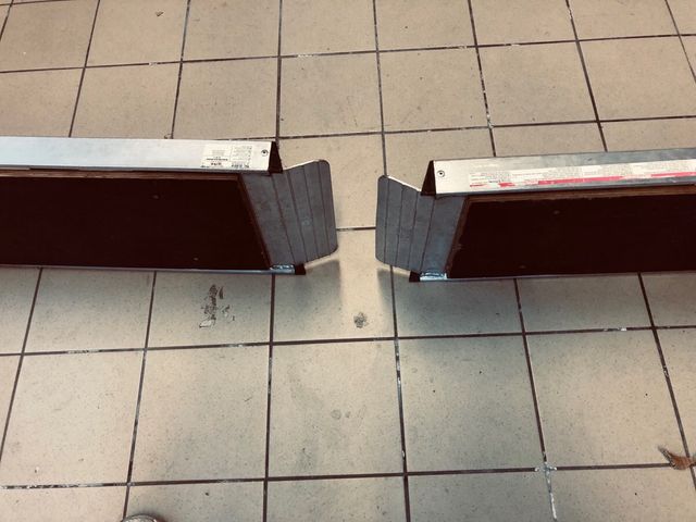 Rampa alluminio pieghevole per carico