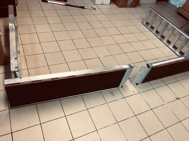 Rampa alluminio pieghevole per carico