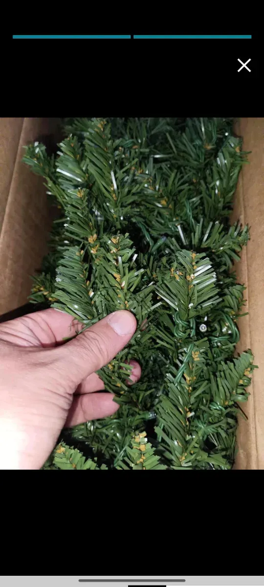 Albero di Natale stretto con luci 150cm nuovo