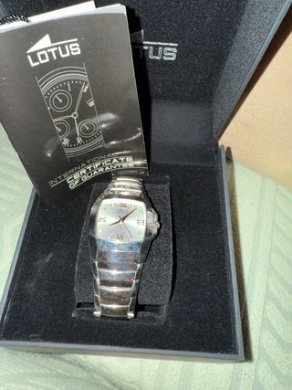 Reloj Lotus Mujer Plateado