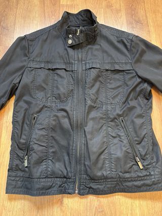 Chaqueta Massimo Dutti azul entretiempo