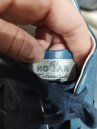 Scarpe Hogan Uomo Blu Come Nuove
