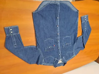 Camisa Vaquera Levi's Manga Larga 100% Algodón
