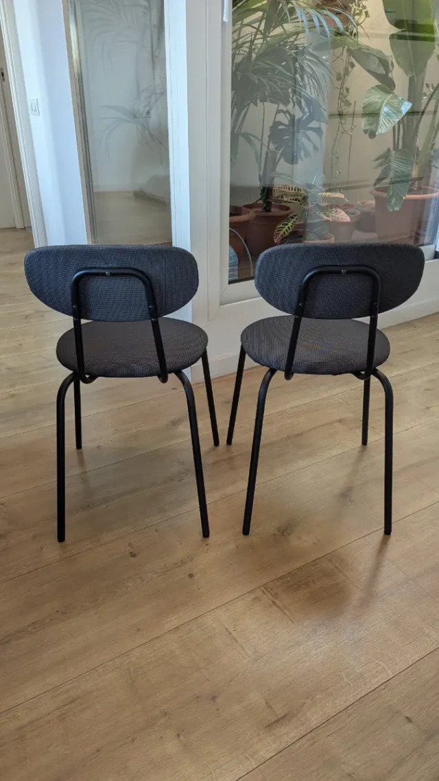 2 Sillas IKEA SANDSBERG Antracita