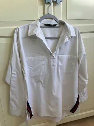 Camisa Zara Mujer Blanca