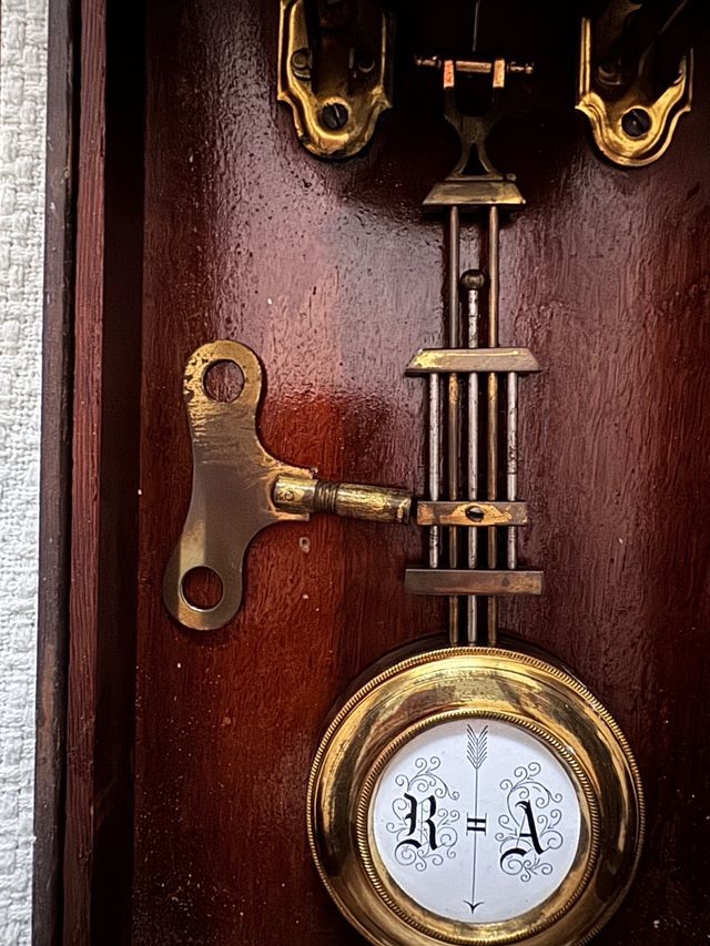 Reloj Junghans antiguo madera 1900-1920