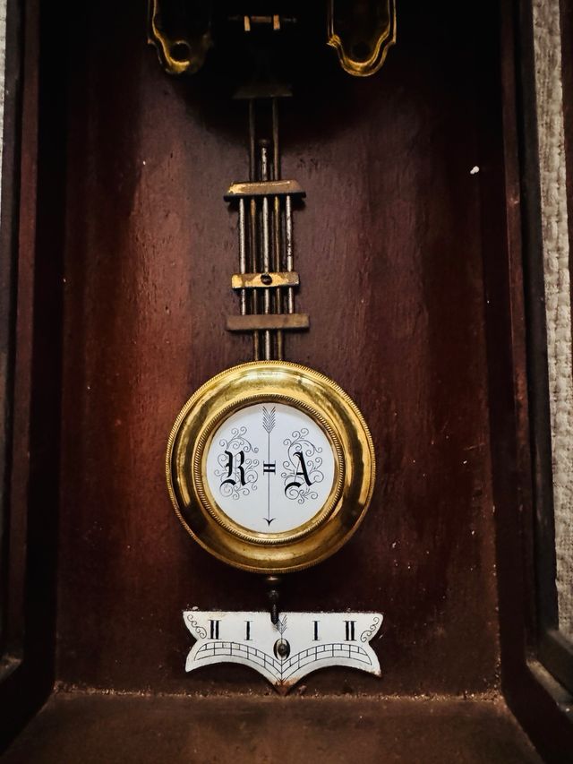 Reloj Junghans antiguo madera 1900-1920